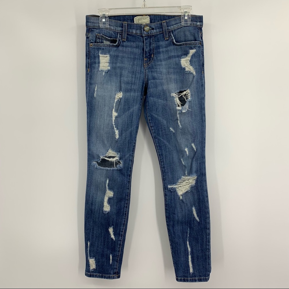 LOWEST Current Elliot Jeans The Stiletto Jodie Denim Blue Size 26